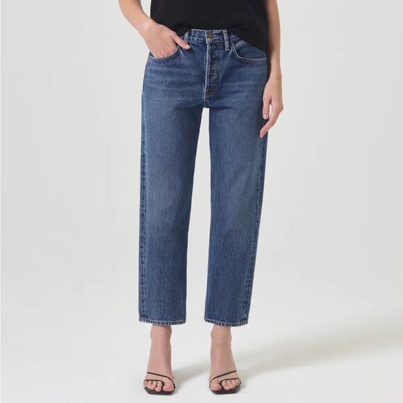 Agolde Parker Long Low Slung Vintage Straight High Rise Slouchy Jeans Women’s 31 - Picture 10 of 10